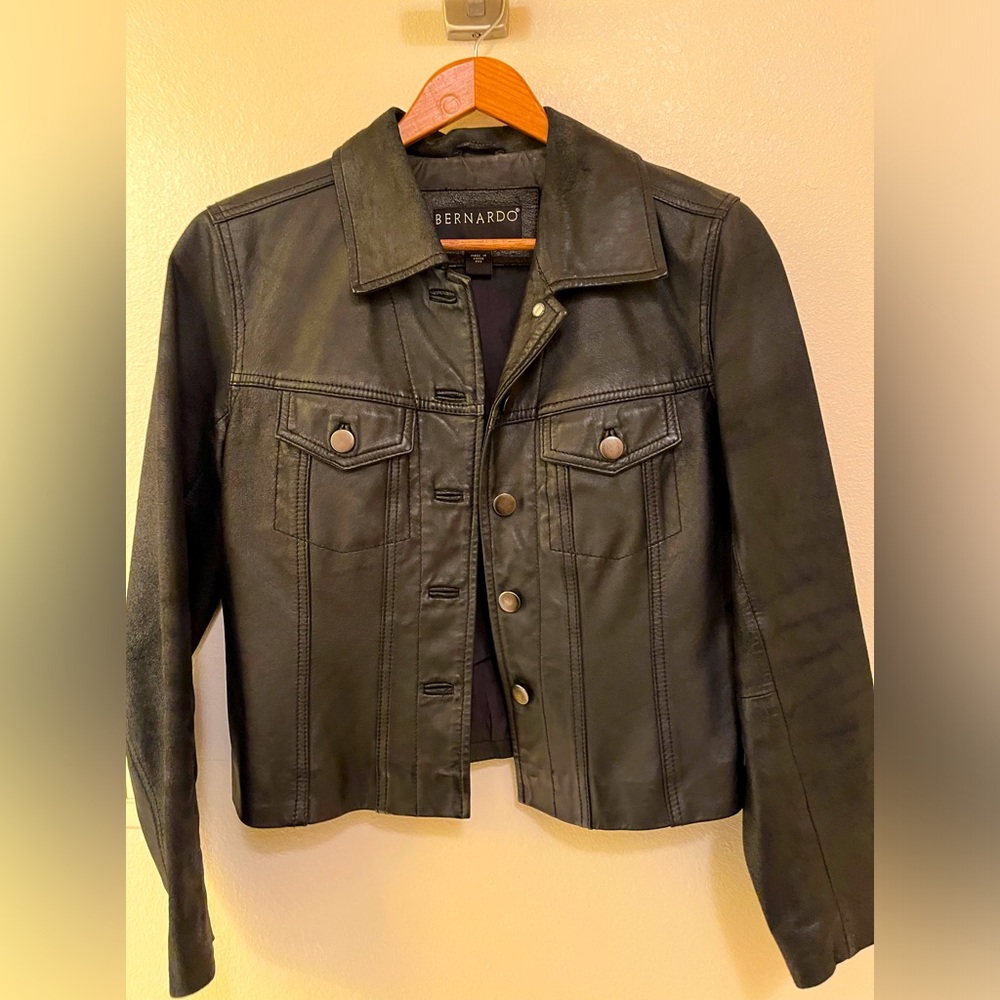 Faux Leather Jacket